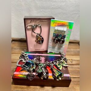 Betsey Johnson Football Jewelry Bundle!!